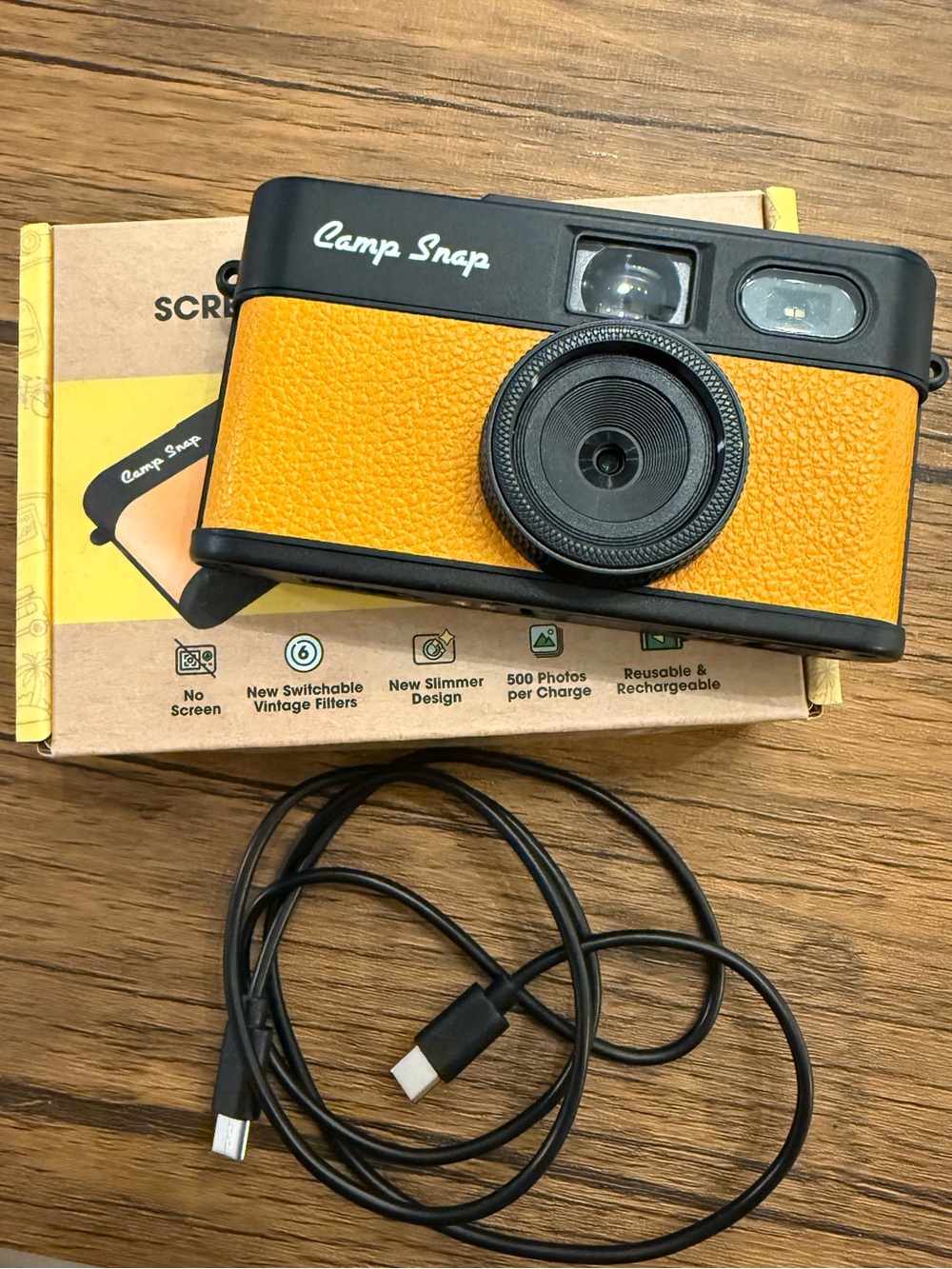 Camp Snap 2 (digital reusable camera - screen-free retro-style)